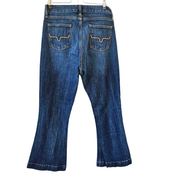 Kimes Ranch Womens Jennifer Blue Jeans Flare Boot Cut Dark Wash Sz 10/30 Western - Picture 1 of 6